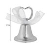 Silver Bell Place Tarjeteros para números de mesa, menú de