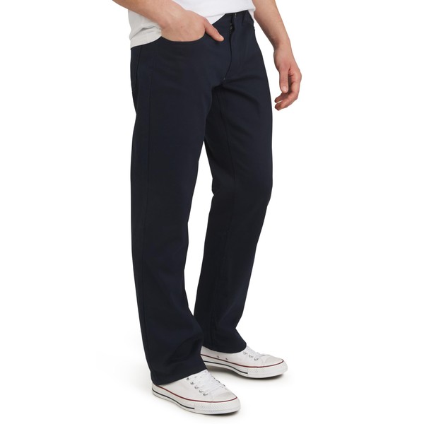 Quiksilver Men's 5 Pocket Straight Fit Stretch Waist Casual Chino