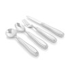 Weighted 7 oz Eating Utensils by Celley, 4pc Stainless Steel