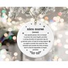 Nicu Nurse Christmas Ornament, Nicu Nurse Definition Dictionary Gift, for