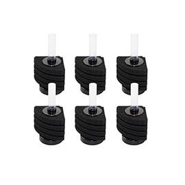 CNZ XY-2890 Corner Filter Air Driven Bio Sponge Up to 15 gallons, 6-Pack