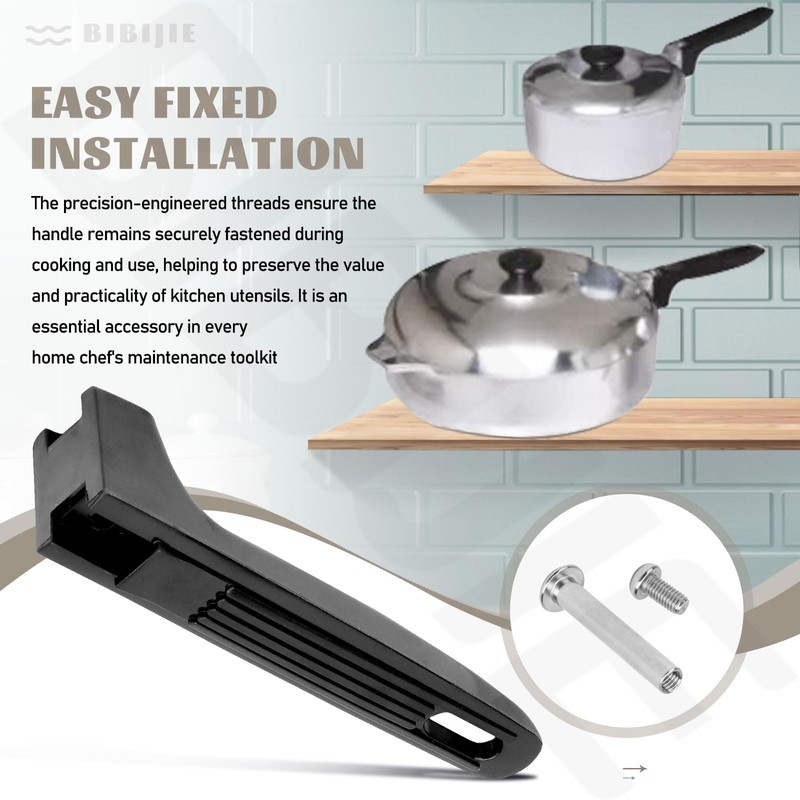 BIBIJIE Cookware Pot Replacement Handles Compatible with Magnalite, Wagner Ware,
