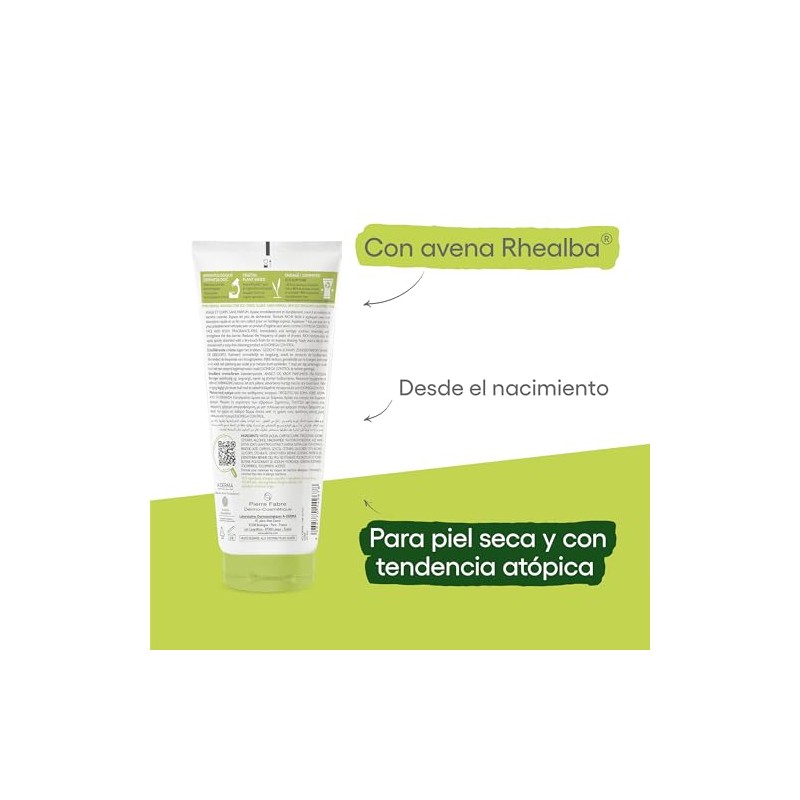 A-DERMA Exomega Control Crema Corporal Emoliente Piel Atopica Muy Seca