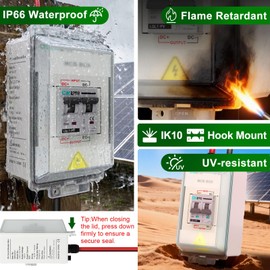 CNLONQ IP66 Solar PV Disconnect Switch 30A 1000V DC with PV Cable
