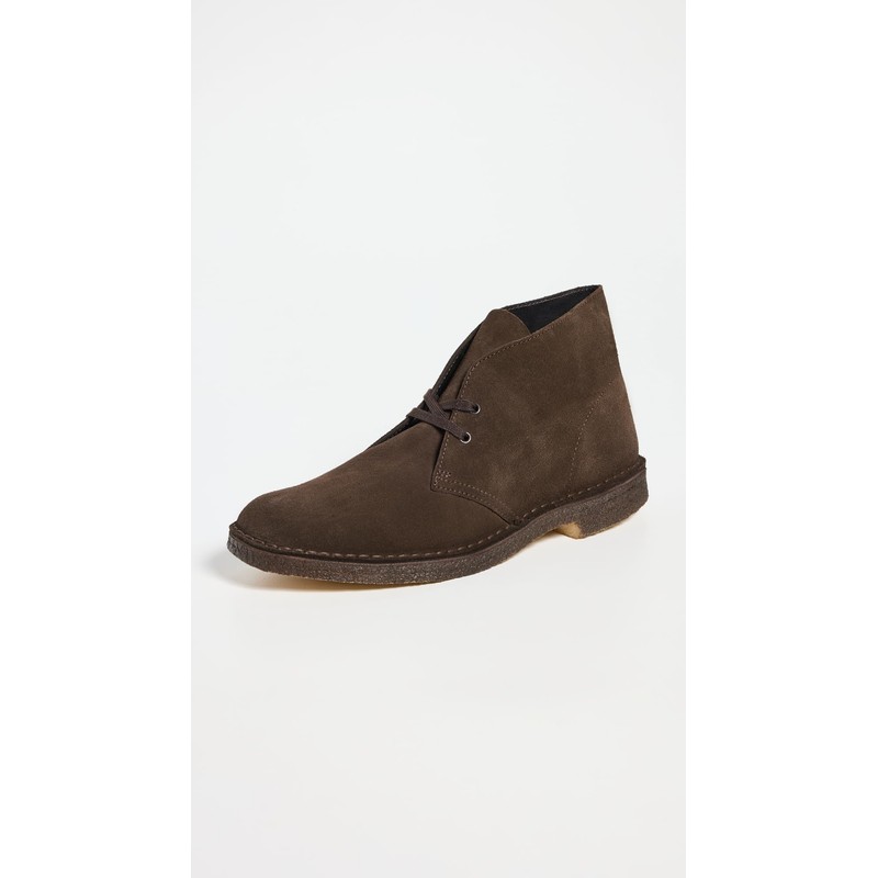Clarks Men's Desert Boots Chukka, Brown Suede, 9