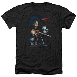 Nightmare On Elm Street Poster Heather T-Shirt, Black, Large