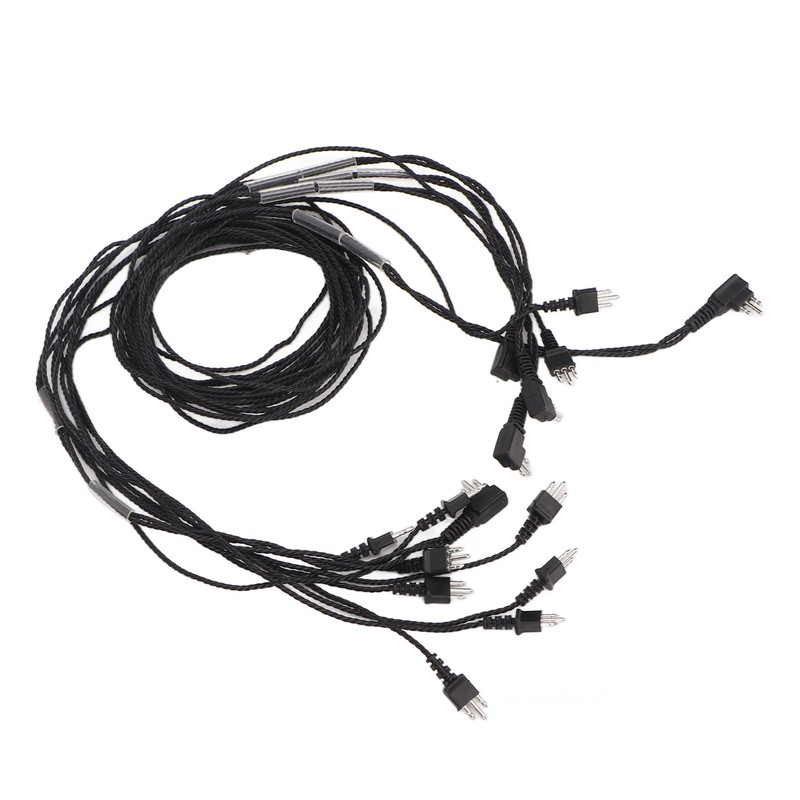 5PCS 3pin Hearing Aids Receiver Cable Heat Resistant Stable Sound
