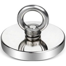 Fishing Magnets Large Fishing Magnets strong retrievin super Rare Earth Magnet hooks 150-1500Lbs - 1500 lbs / 4.72 inch / 120 mm