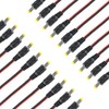 Oiyagai 20pcs DC Power Pigtail Cable 12V 5A Male for