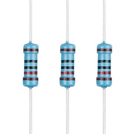 EDGELEC 100pcs 120 ohm Resistor 1/2w (0.5Watt) ±1% Tolerance Metal Film Fixed Resistor, Multiple Values of Resistance Optional