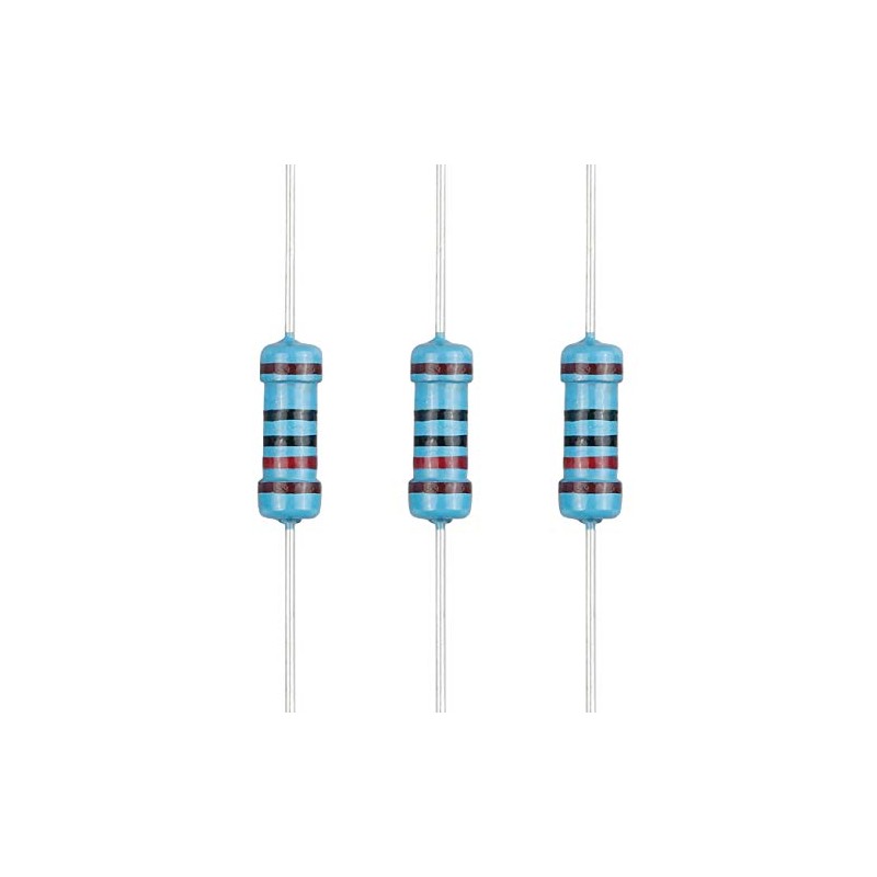 EDGELEC 100pcs 120 ohm Resistor 1/2w (0.5Watt) ±1% Tolerance Metal