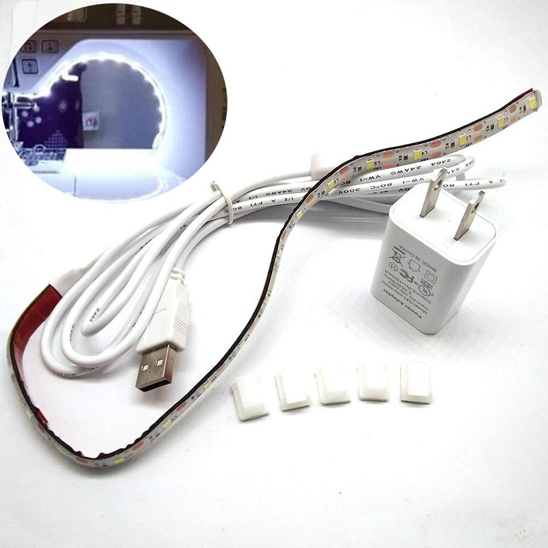 HONEYSEW Sewing Machine LED Light Strip Light Kit 11.75inch DC5V