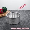 EKDJKK Stainless Steel Deep Frying Basket with Long Handle, Fried