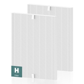 Funmit 116130 Replacement Filter H for Winix 5500-2 AM80 Plasmawave Air Purifier, Includes 2 Pack Filter
