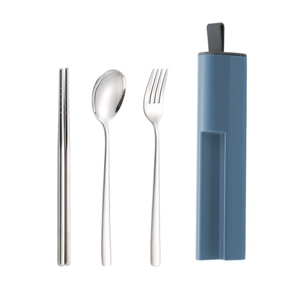 Chopsticks & Spoon Fork Set, Children's Tableware, Cutlery Set, Camping,