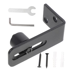 DOITOOL Adjustable Floor Guide Barn Door Swing Stopper Door Stoppers for Bottom Prevent from Rolling Off Rail