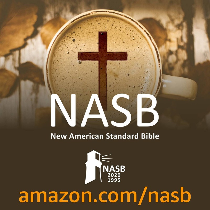 NASB Wide Margin Reference Bible, Black, Genuine Leather, 2020 text