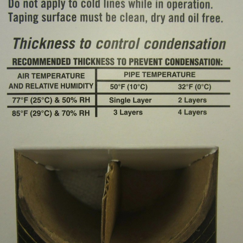 K-Flex USA 800-EL-018-HD Insulation Tape 1/8 Inch Thick x 2