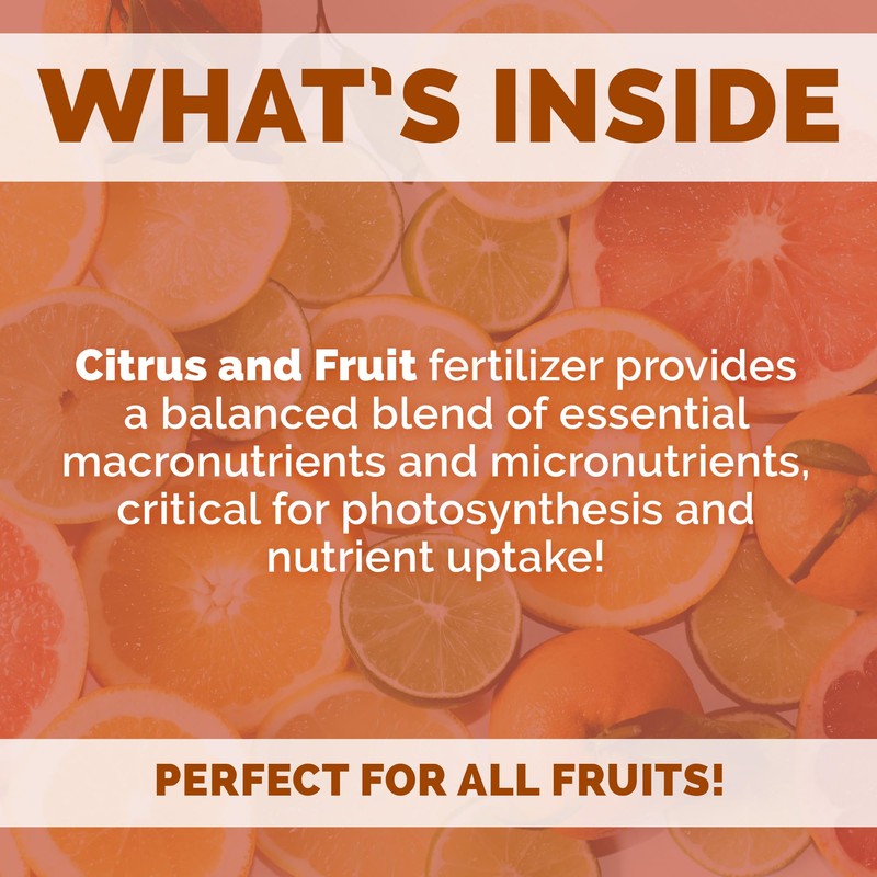 Bloom City's Organic Citrus & Fruit Fertilizer for Fruit Trees