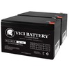 12V 7AH 2 Pack SLA Battery for Doorking 1802-EPD Telephone