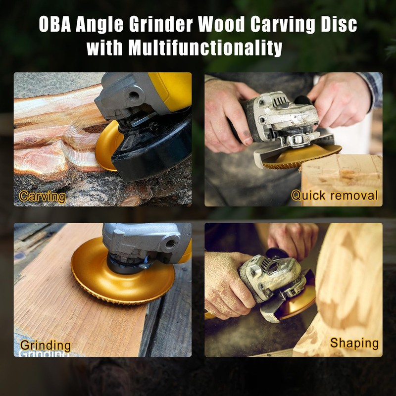 Drado Diameter 125 mm Wood Sanding Disc for Angle Grinders,