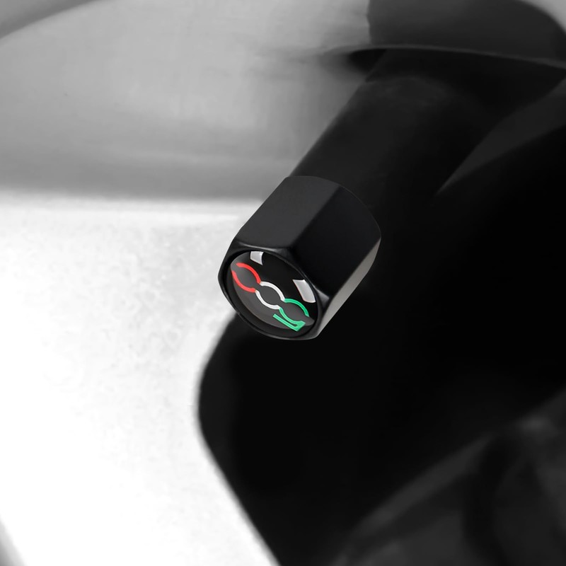 4pcs Car Leather Tyre Valve Valve Caps Compatible with Styling