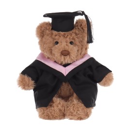 Apricot Lamb Bachelor Coffee Bear Plush Toys for Children, Soft Cute Cuddly Toy for Baby Girls and Boys, Fluffy Bear Brown 23 cm