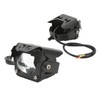 LED Electric Bike Light Aluminum Alloy High Brightness Bicolor Lens