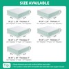 HOMBYS Couch Cushion Replacement Wrapped with Polyester Batting, High Density