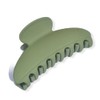Plastic acrylic Hair Claw crab claw clip green colour 9cm