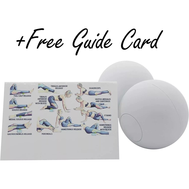8ct Box Lacrosse Balls Very Firm - Practice or Yoga Massage, White