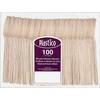 Disposable Wooden Spoon, Pack of 100