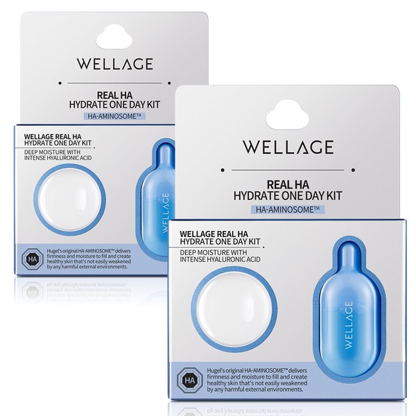 WELLAGE Real HA Hydrate One Day Kit 2ea, Firming and