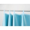 Balcony heat shielding curtain for rain or shine