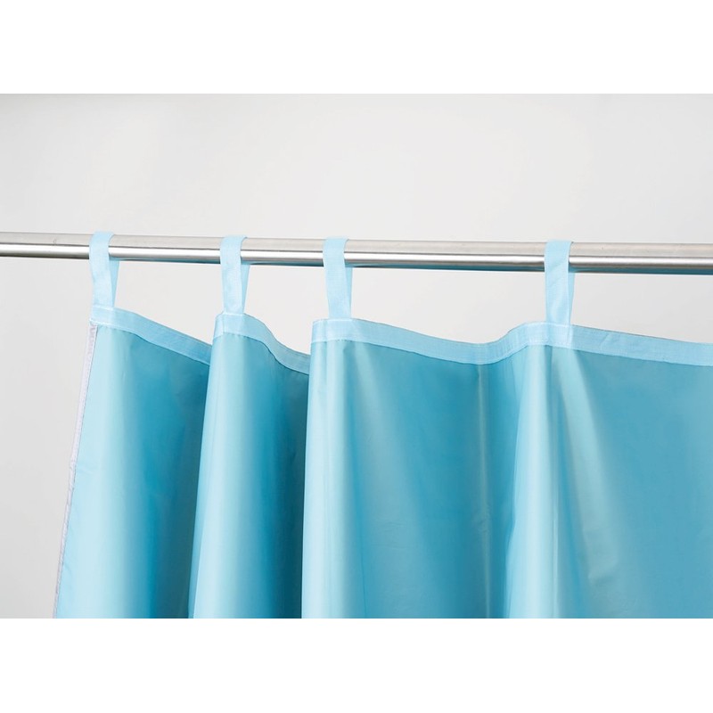 Balcony heat shielding curtain for rain or shine