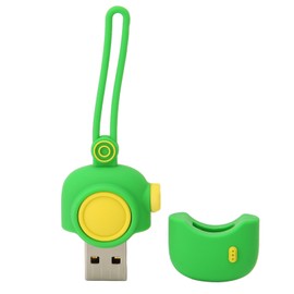 Cartoon U Disk Support Hot Swap Plug and Play USB2.0 Flash Disk USB Stick for Mobile Phone Computer Green 32G
