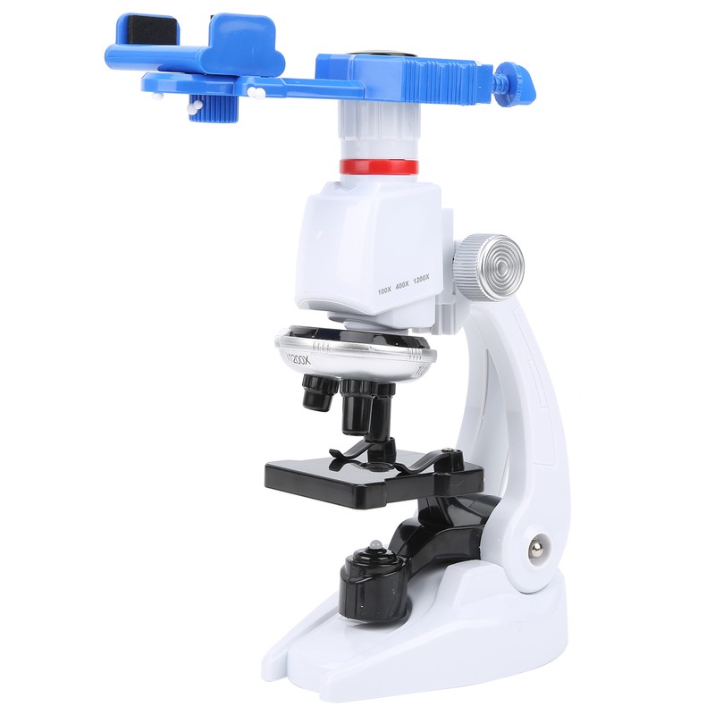 Children Monocular Microscope 1200X Magnification Science Kits Educational Accessory L