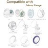 Maymom 14mm Flange Insert Compatible with Elvie Single/Double Electric, Elvie