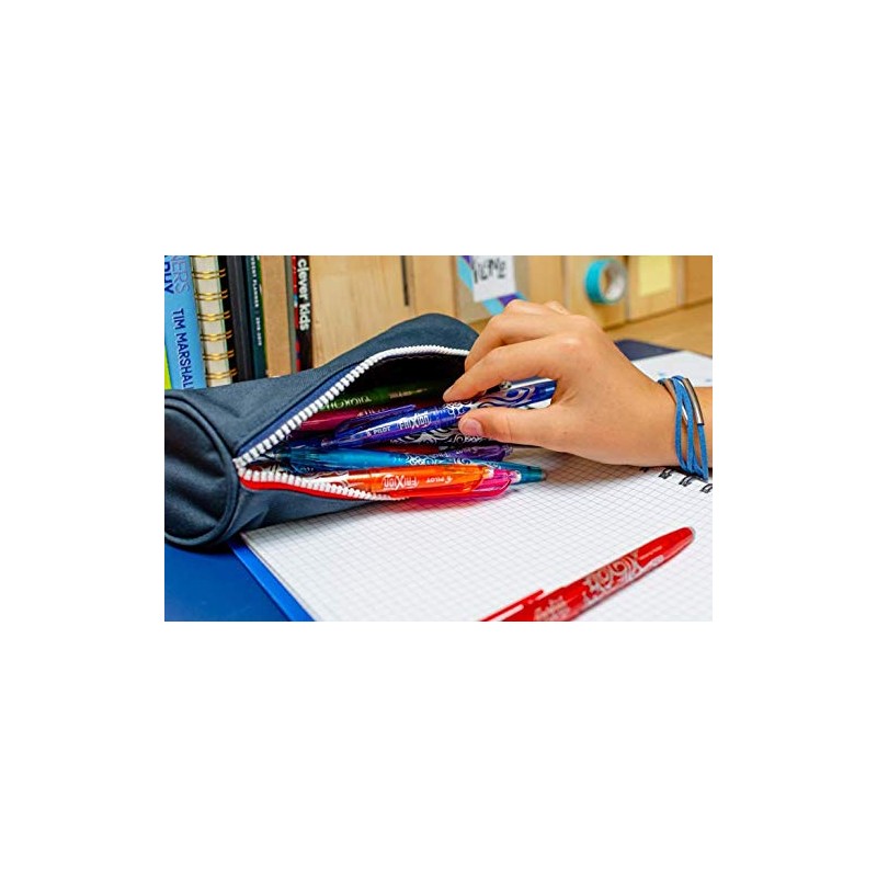 Pilot Frixion Erasable Rollerball Pen Fine 0.5mm Tip- Black, Box