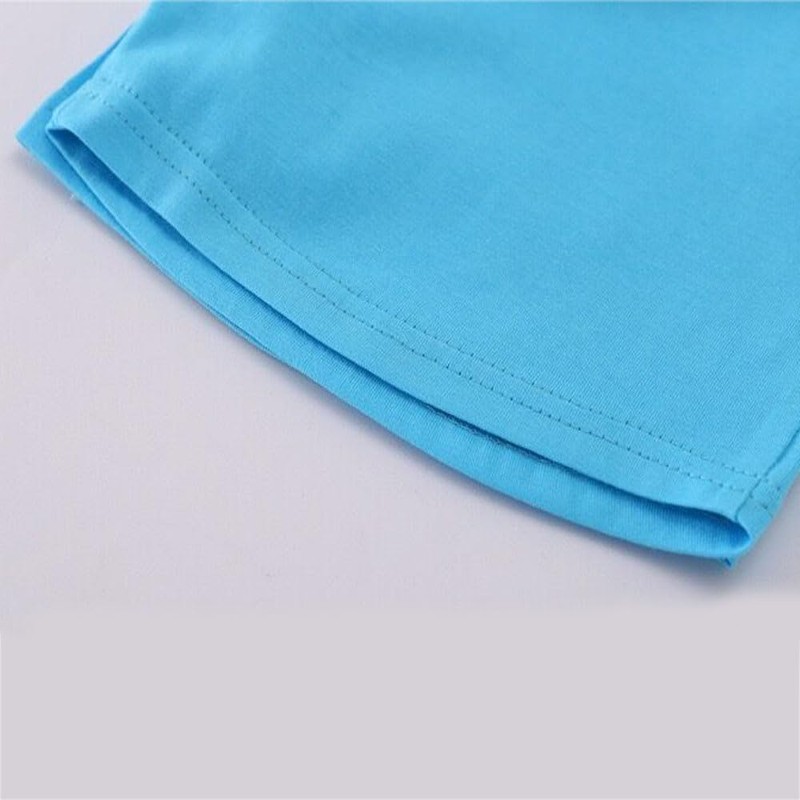 FedMois Boys' Summer Shorts Cotton, Pack of 4, Blue, Grey,