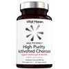 High Purity Activated Charcoal Capsules 2100mg - 120 Capsules -