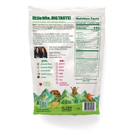 REAL Cookies and Creme Mini Cookie Poppers – Bite-sized Gluten Free Semi Soft Baked – Dairy Free, Vegan, Kosher, Paleo – Delicious Cookies and Creme (4.5 oz)