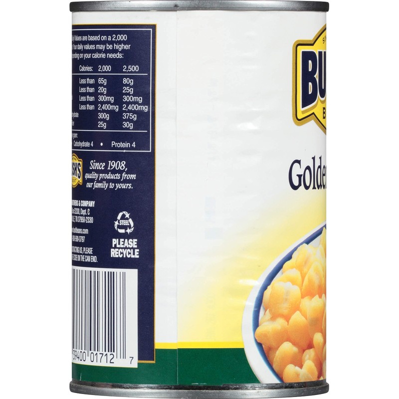 Bush's Best Baked Beans, Golden Hominy, 15.5 Oz (Pack of