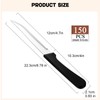Gisafai 150 Pieces Steak Knives Stainless Steel Serrated Knives with