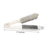 Baluue Hair Straightening Comb V-shaped Design Portable Brush for Smoothing