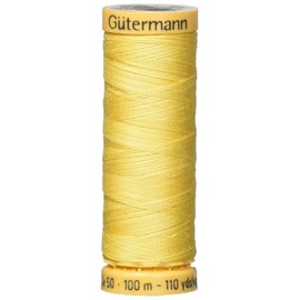 Gutermann Natural Cotton Thread 110 Yards-Yellow
