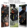 Fishing Backpack with Tackle Boxes DIY Logos, Waterproof Fishing Sling