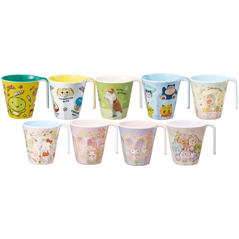 Skater Melamine Tumbler with Handle, 10.1 fl oz (300 ml),