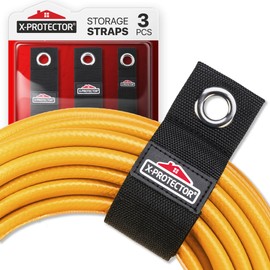 X-Protector Storage Straps - 3 PCS Pack - Heavy-Duty Extension Cord Holder Organizer for Garage Organization - Premium Cord Organizer for Work Van Accessories and Garage Accessories (10-17")