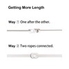 WMZOBH Bungee Cord with Hooks, Pack of 25, Expander with